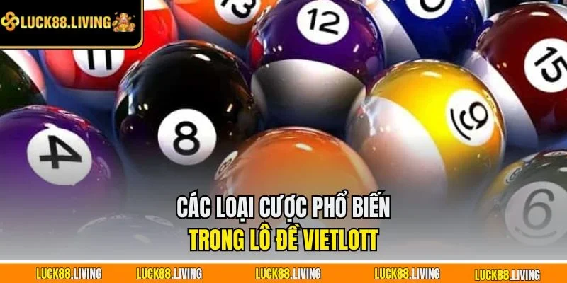 Các loại cược phổ biến trong lô đề Vietlott 
